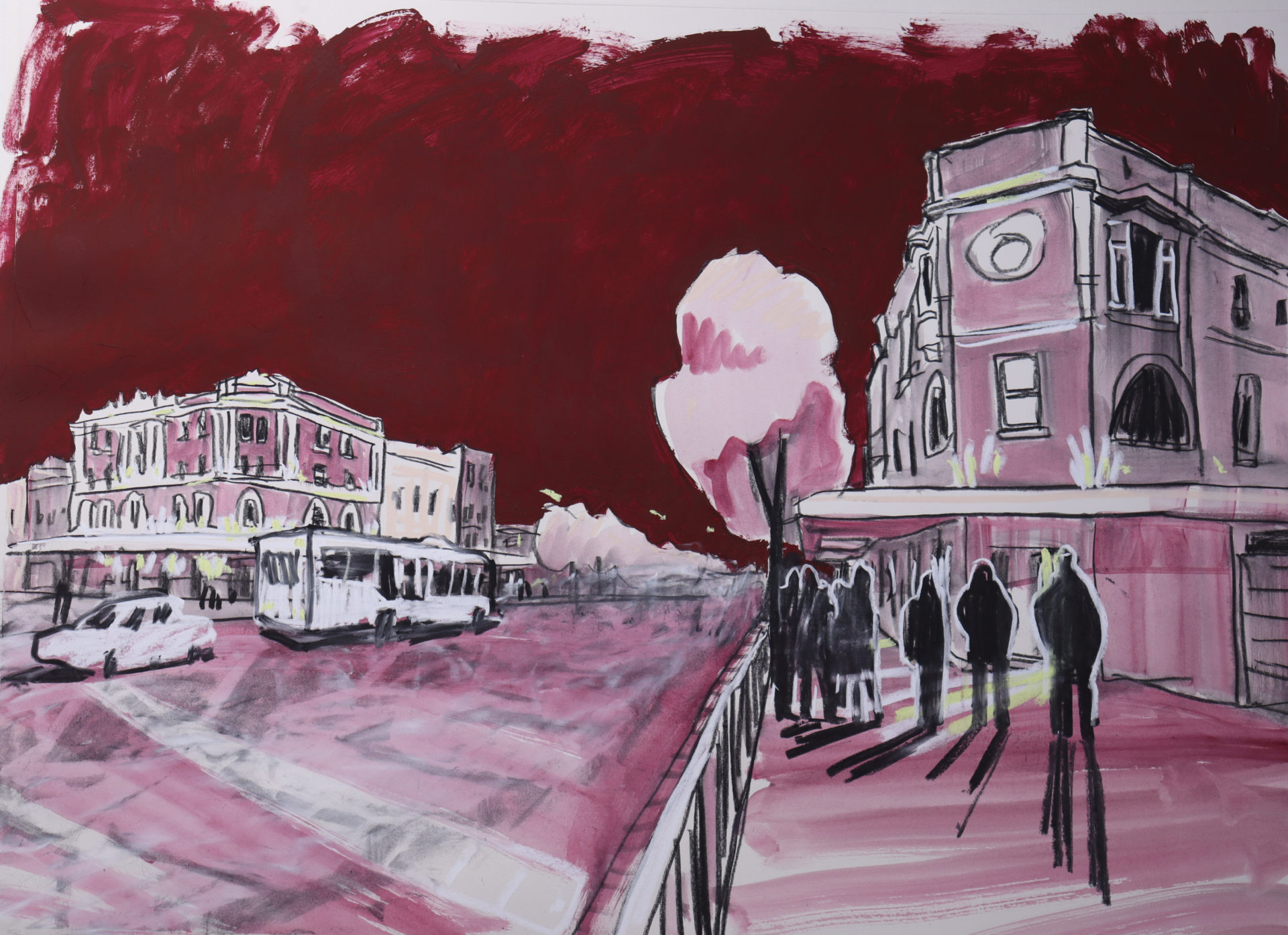 Todd Fuller, "Onlookers (no use crying over ripped lace)"