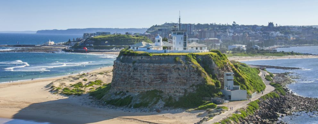 Nobbys-Whibayganba lighthouse arts headland