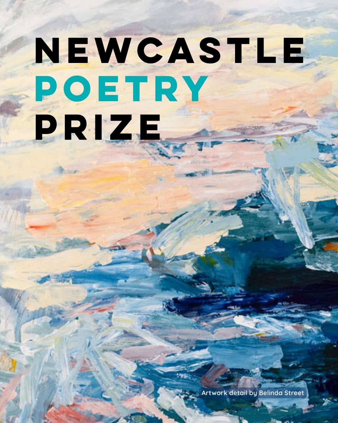 Newcastle Poetry Prize. Artwork by Belinda Street