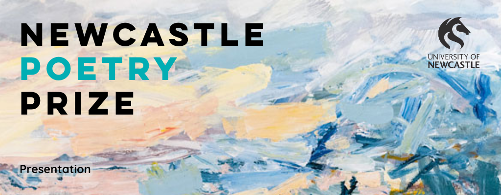 Newcastle Poetry Prize Presentation. Artwork detail by Belinda Steet